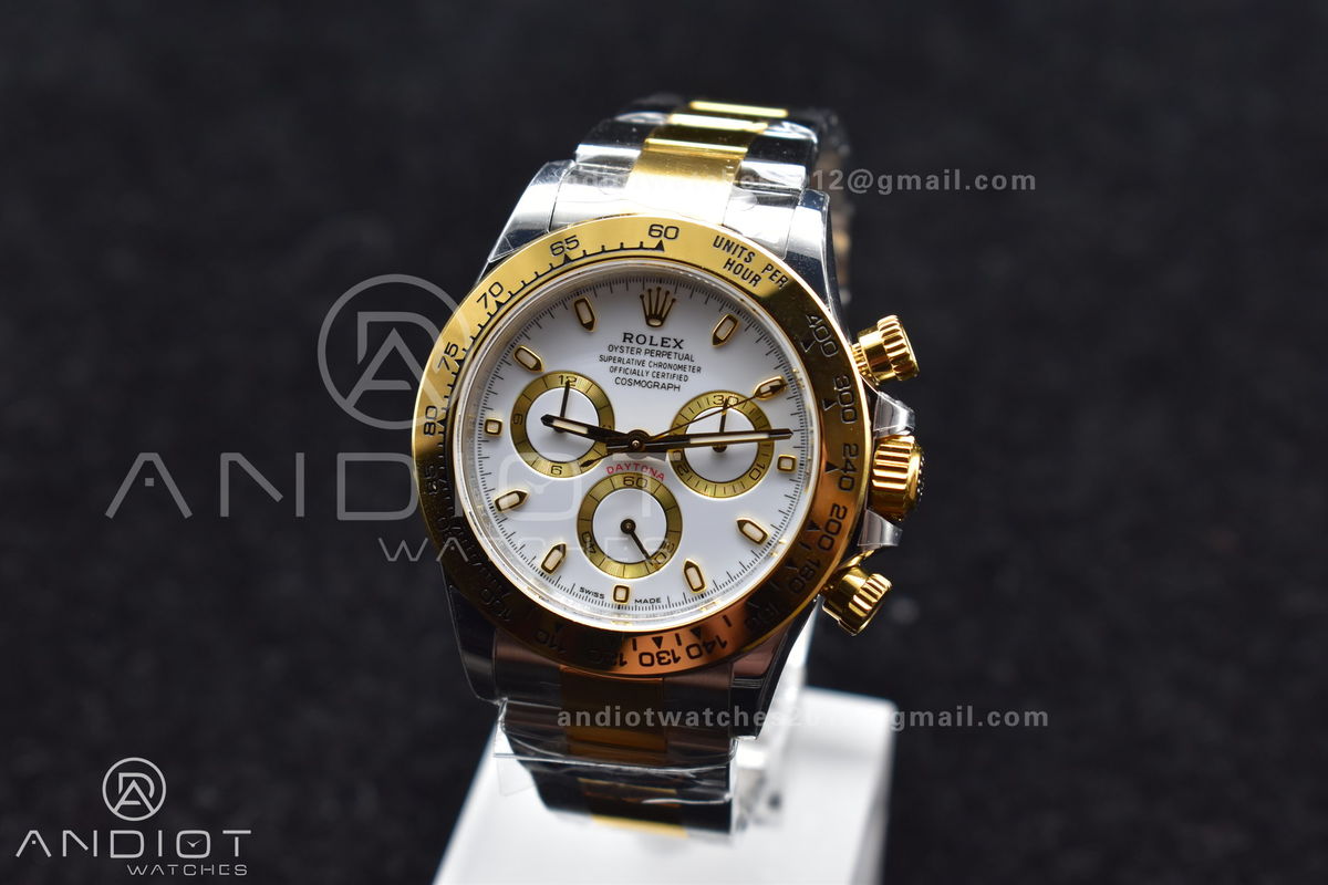 Daytona 116503 BTF 1:1 Best Edition 904L SS Case and Bracelet White Dial SA4130